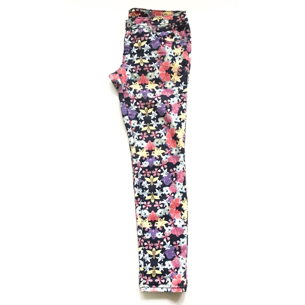 BONGO Jeans Floral Print Skinny Jeans, 11 :259
